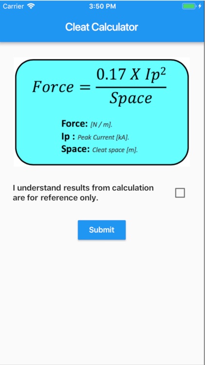 CleatCalculator