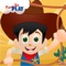 Cowboy Toddler app is designed to help your child acquire basic concepts of shapes, colors, numbers and more