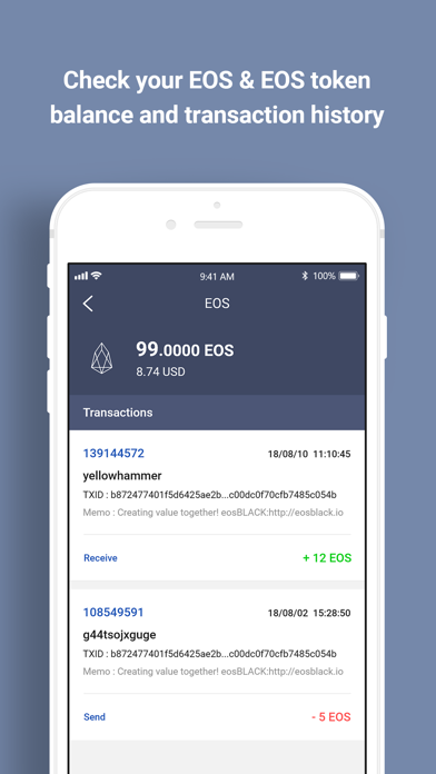 EOStart - wallet for EOS screenshot 3