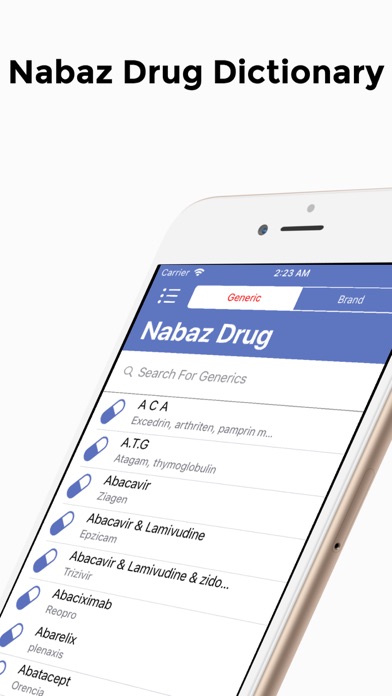 Nabaz Drug Dictionary screenshot 2