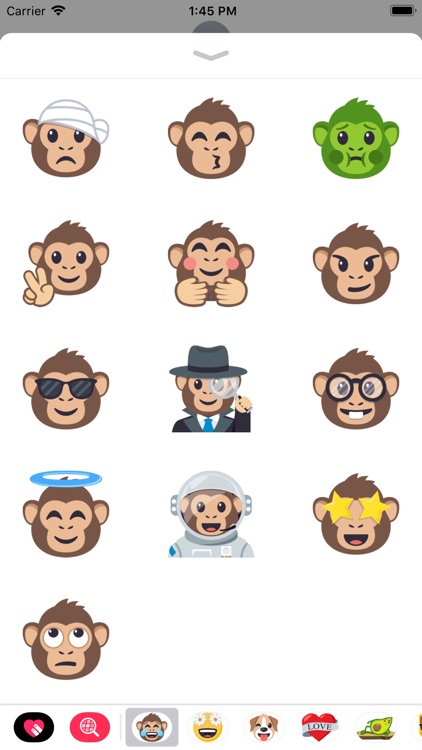 Monkey Pack by EmojiOne screenshot-3