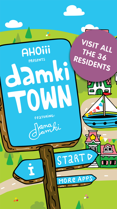 Damki Town – Colouring Book Screenshot 1