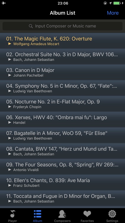 classical music player - master collection screenshot-3