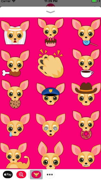 Fawn Chihuahua Emoji Stickers