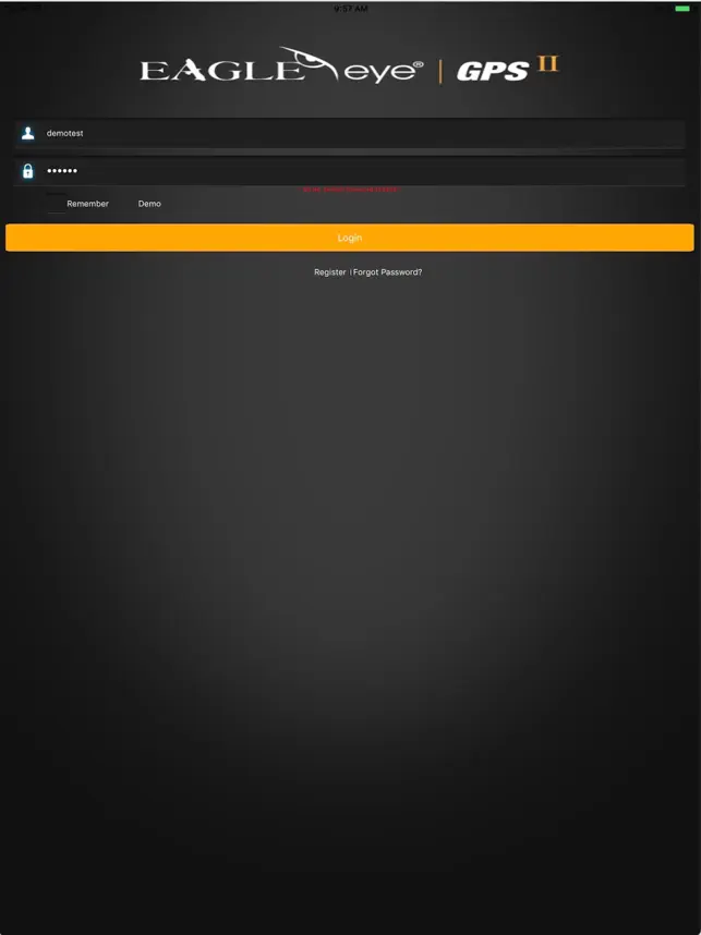 Captura de Pantalla 1 EAGLEEYE TRACKING iphone