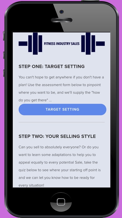 Fitness Industry Sales - Sales Academy screenshot 2