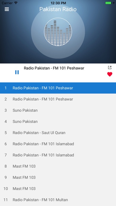 Pakistan Radio Station FM Live screenshot 3