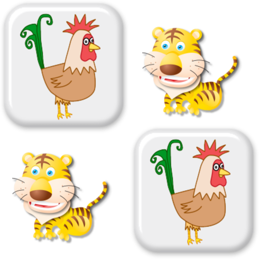 Animals matching memory game для Мак ОС