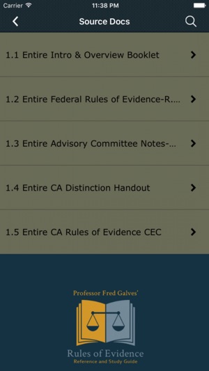 Prof. Galves Rules of Evidence(圖5)-速報App