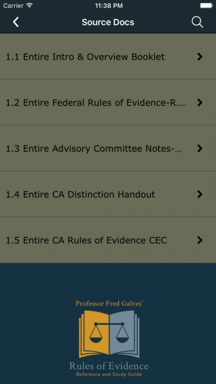 Prof. Galves Rules of Evidence screenshot-4