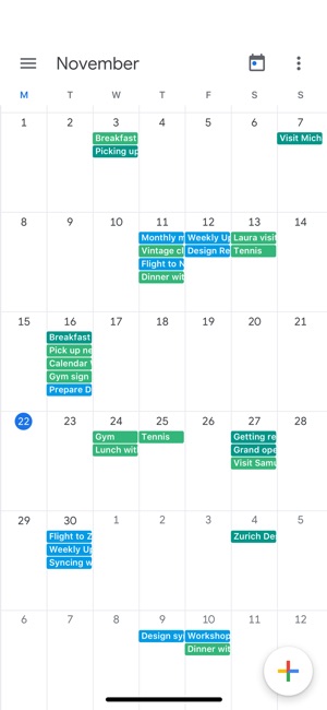 Aplicación para google calendar en macbook pro