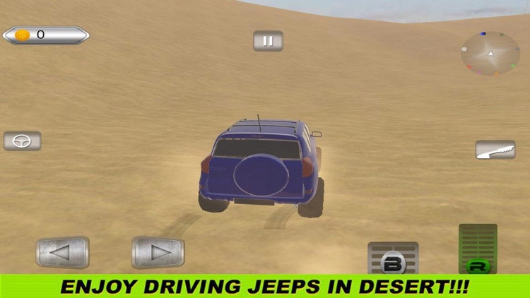 SUV Hilux Desert Driving