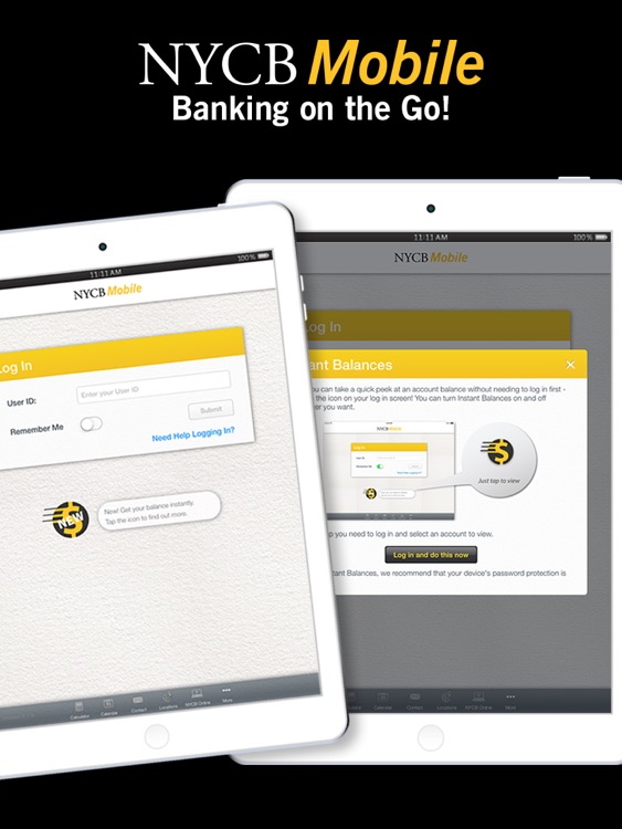 NYCB Mobile® for iPad