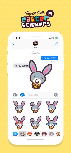 Easter Bunny Emojis & Stickers(圖4)-速報App