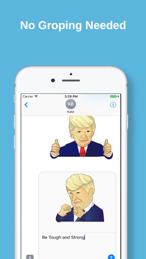 Trump Great Sticker Emoji Collection Famous Poses(圖2)-速報App