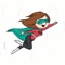 Female Superhero Stickers