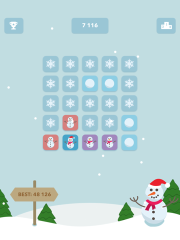 Snowman: Winter Puzzle screenshot 2