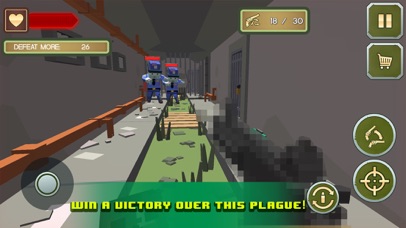 Pixel Zombies Gun Combat screenshot 4
