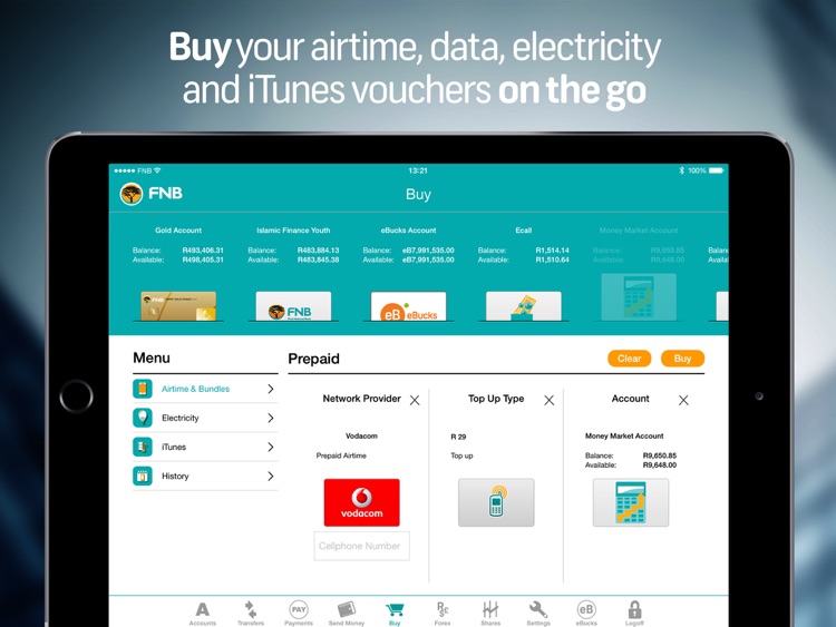 FNB Banking App for Tablet screenshot-4