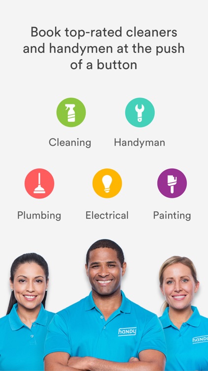 Handy - Book top-rated home cleaners & handymen screenshot-0
