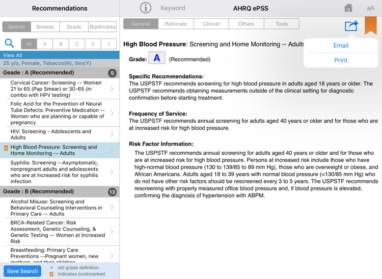 AHRQ ePSS for iPad
