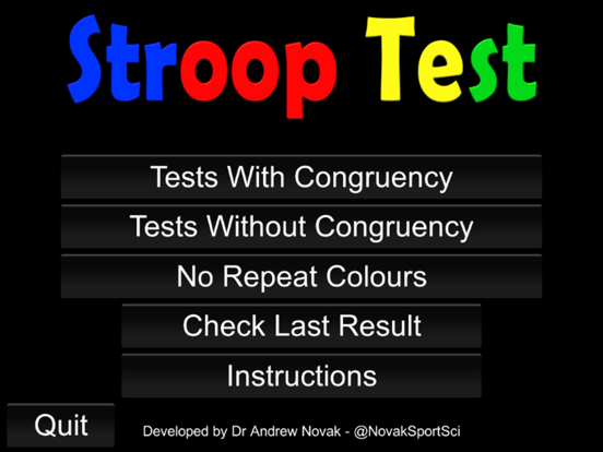Stroop Test for Researchのおすすめ画像1
