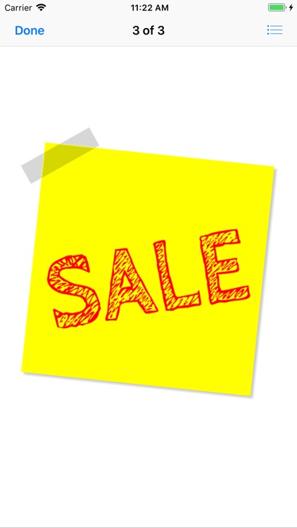 Sticky Note Discount Stickers