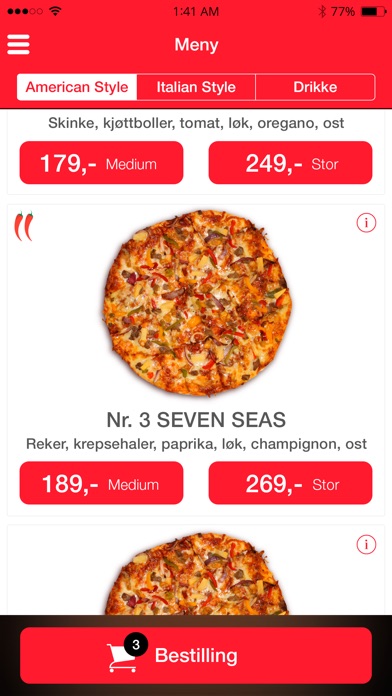 Pizzanini Gjøvik screenshot 2