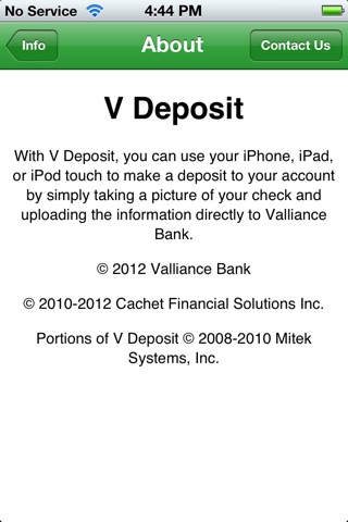 V Deposit screenshot 3