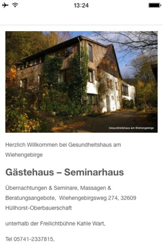 Gesundheitshaus Wiehengebirge screenshot 2