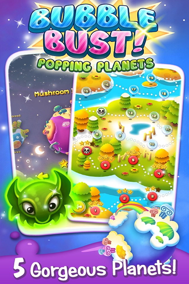 Bubble Bust! - Popping Planets screenshot 3