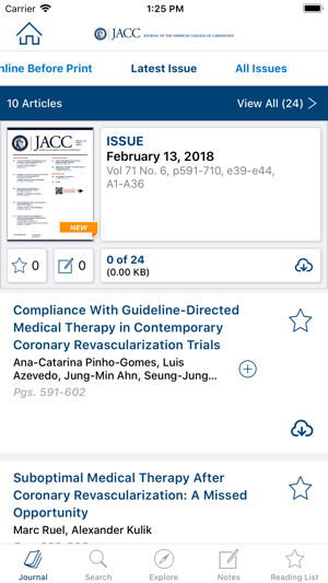 JACC Journals(圖3)-速報App