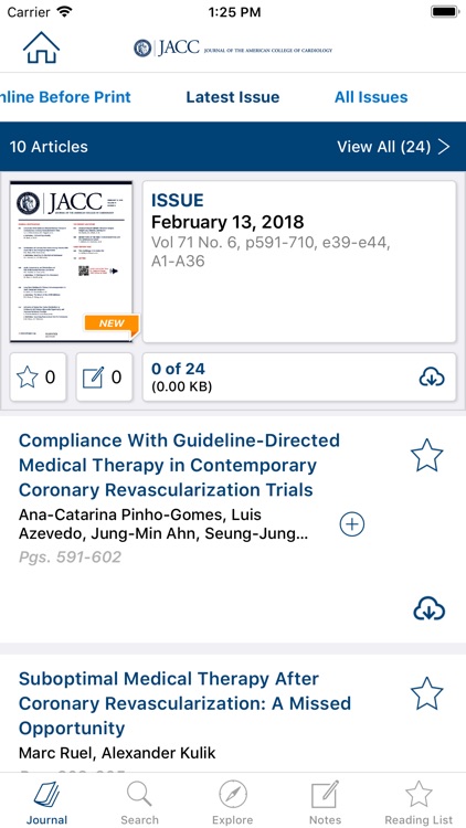 JACC Journals - Journals of the American College of Cardiology