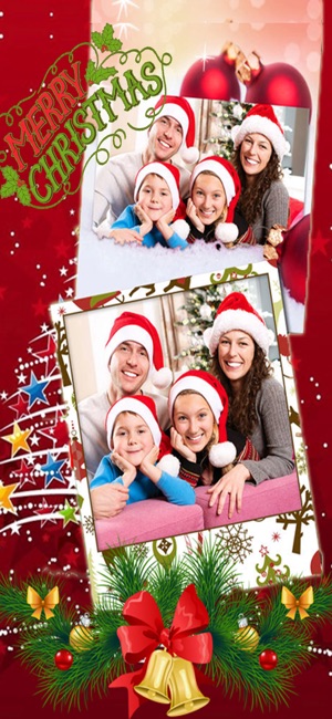 Merry Christmas Collage Frames