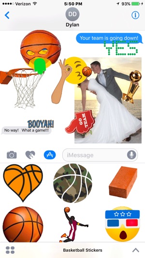 Basketball Hoops Sticker Pack