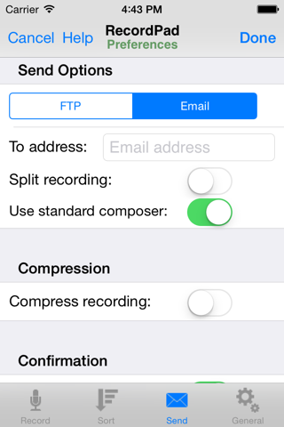 RecordPad Sound Recorder - náhled