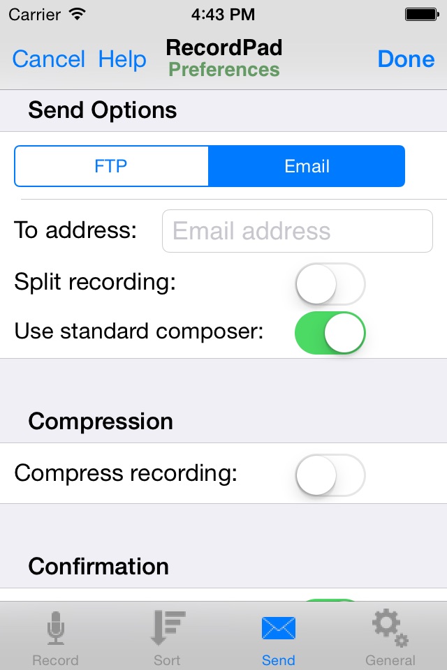 RecordPad Sound Recorder screenshot 3