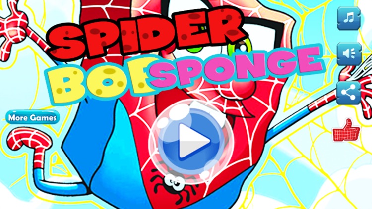 Sponge Boy Spider Adventure