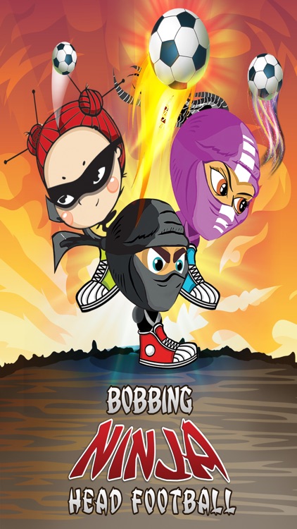 Bobbing Ninja Head Football screenshot-4