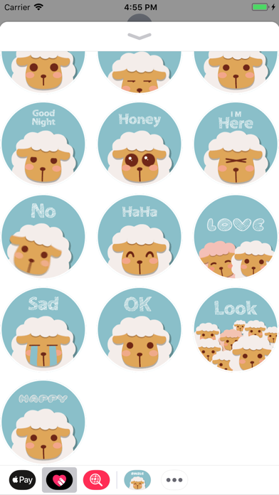 Woolly Sheep Animated Stickers screenshot 2