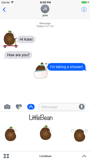 LittleBean Stickers