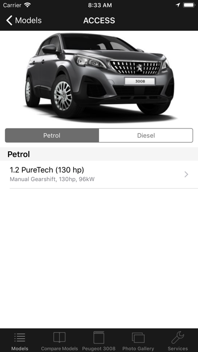 Specs for Peugeot 3008 II 2016 edition Screenshot 2