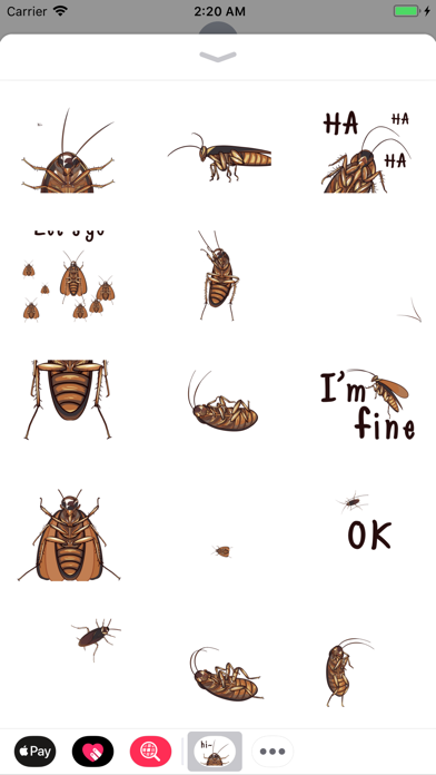 Cockroach Stickers Animated screenshot 2