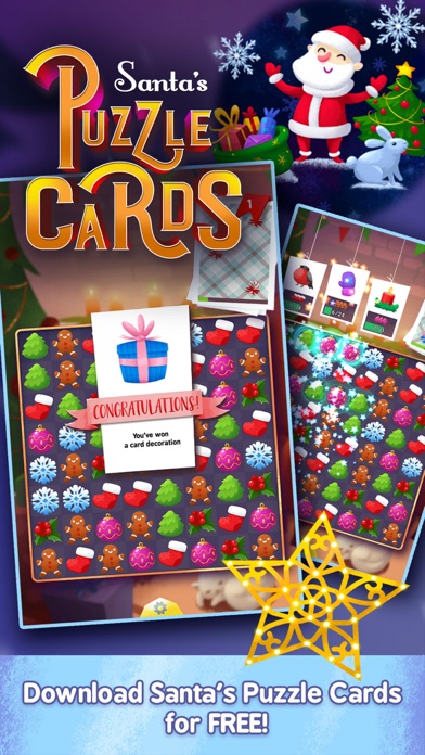Santa's Puzzle Cards screenshot 4