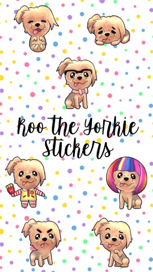 Roo: Cute Dog Stickers