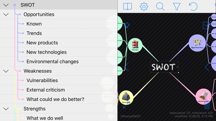 iThoughts screenshot-3