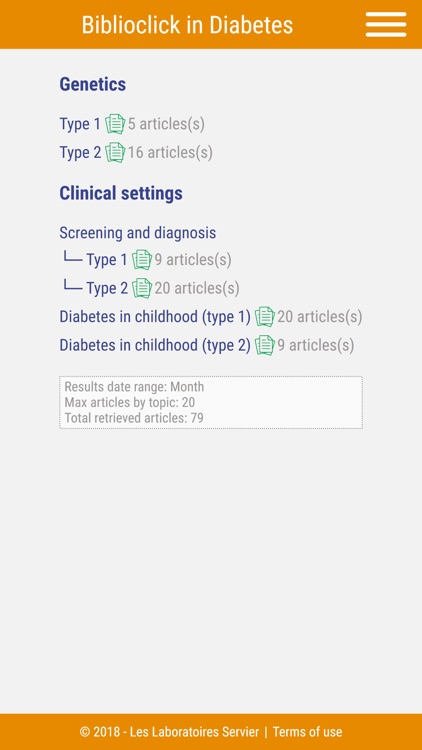 Biblioclick in Diabetes