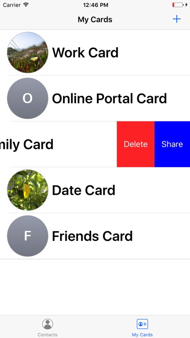 Contact Card screenshot 2