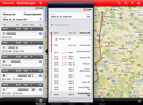 DB Navigator für iPad screenshot 2