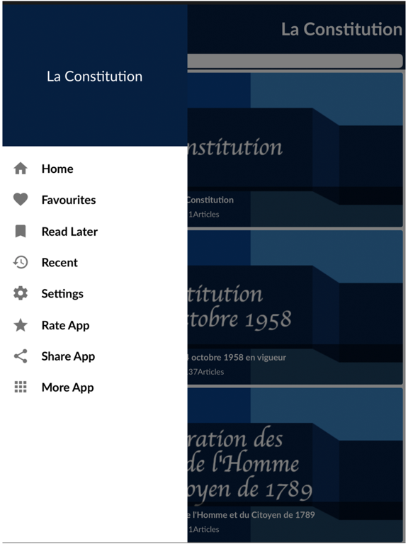 Screenshot #4 pour Constitution Française